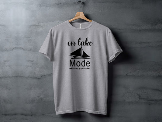 On Lake Mode Boat Vacation Summer Holiday Trip T-Shirt T-Shirt - Outdoor & Adventure Collection - Mile Marker 16 Gear by Cloud 16 Clothing Co.