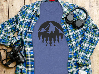 Nature Landscape Adventure Outdoor Graphic Design T-Shirt T-Shirt - Outdoor & Adventure Collection - Mile Marker 16 Gear by Cloud 16 Clothing Co.
