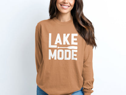 Lake Mode Long Sleeve Shirt Casual Outfit Top