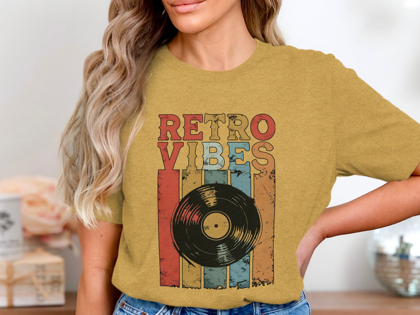 Retro Vibes Graphic Vintage Style T-Shirt