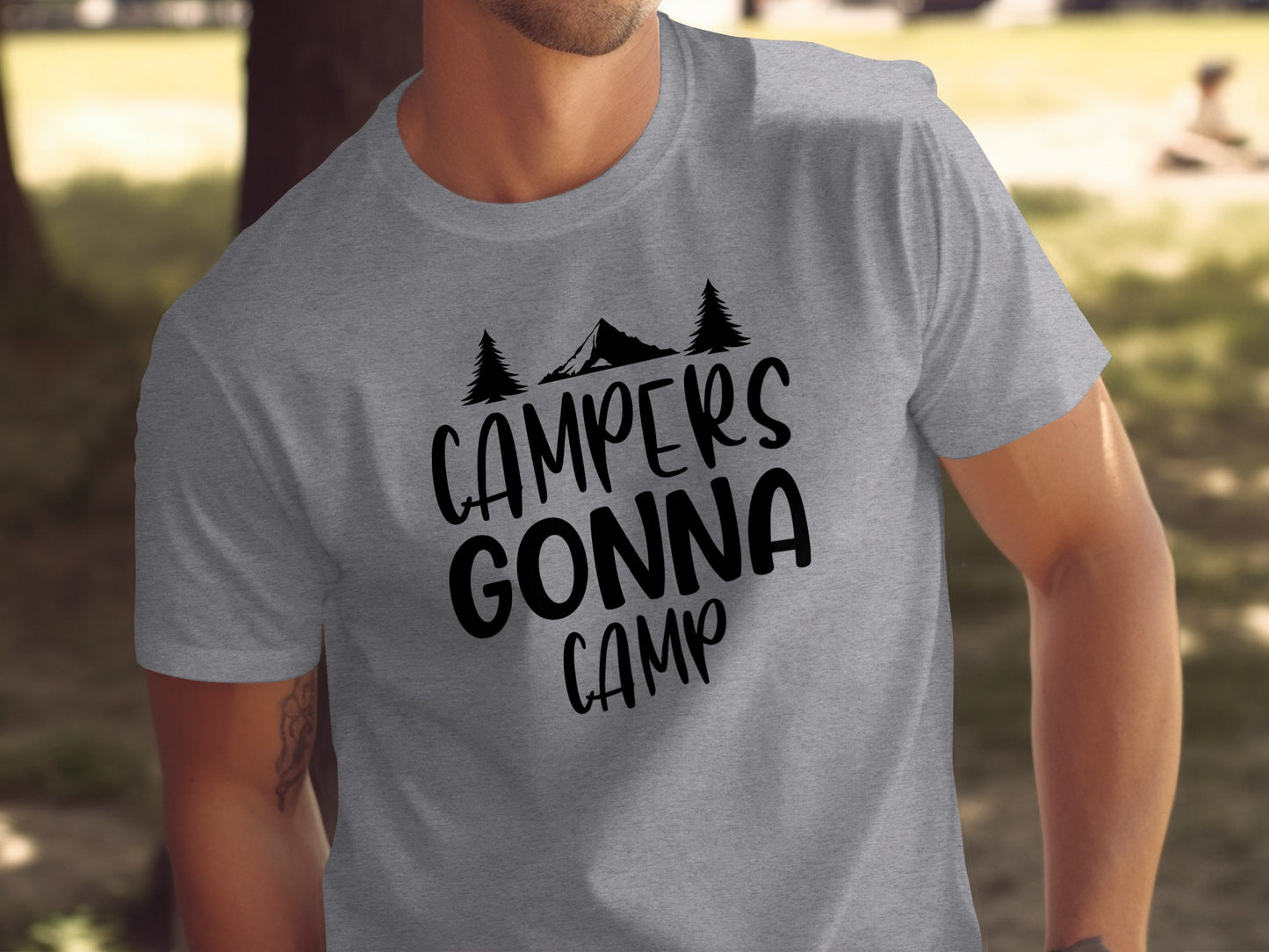 Campers Gonna Camp Nature Adventure Camping Trip T-Shirt T-Shirt - Outdoor & Adventure Collection - Mile Marker 16 Gear by Cloud 16 Clothing Co.