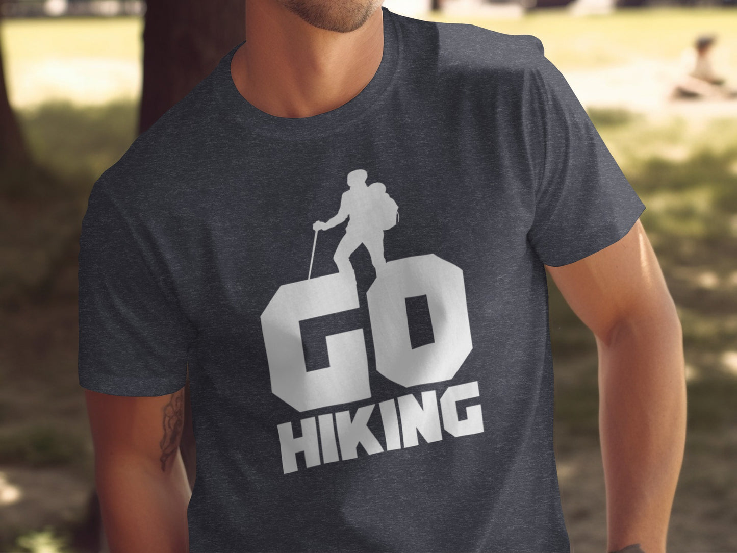 Go Hiking Motivation For Adventurous Hikers T-Shirt T-Shirt - Outdoor & Adventure Collection - Mile Marker 16 Gear by Cloud 16 Clothing Co.