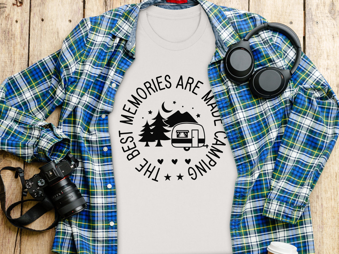 The Best Memories are Made Camping T-Shirt T-Shirt - Outdoor & Adventure Collection - Mile Marker 16 Gear by Cloud 16 Clothing Co.