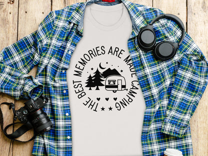 The Best Memories are Made Camping T-Shirt T-Shirt - Outdoor & Adventure Collection - Mile Marker 16 Gear by Cloud 16 Clothing Co.