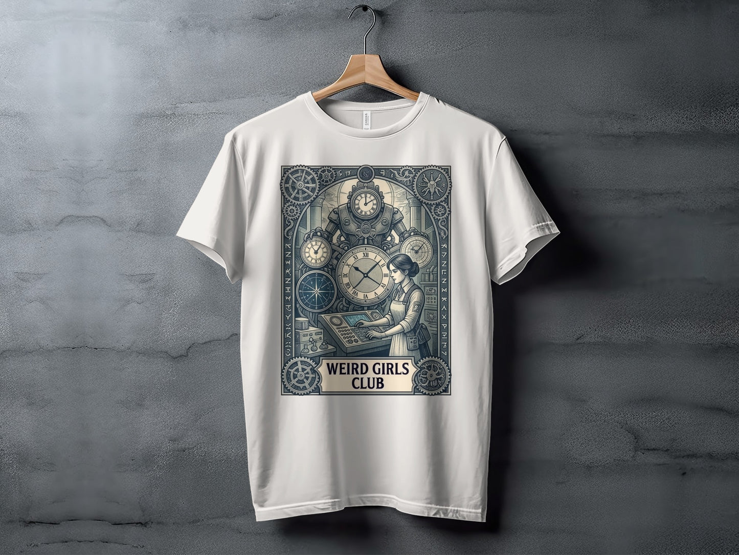 Weird Girls Club Steampunk Inventor T-Shirt - Black Label Series