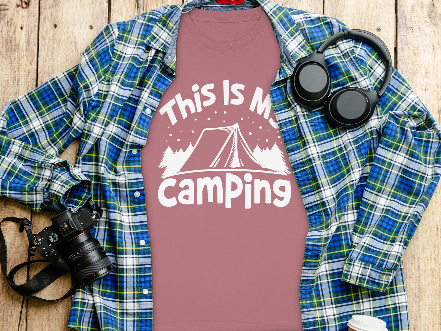 This Is My Camping Graphic Design T-shirt
