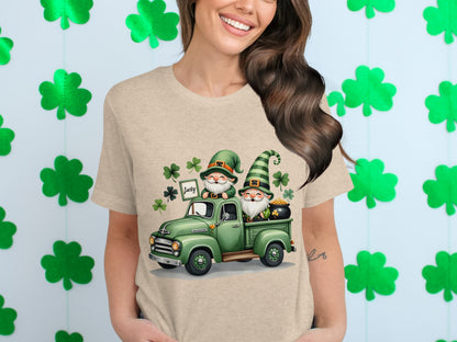 Lucky St. Patrick's Day Gnomes with Shamrocks Shirt
