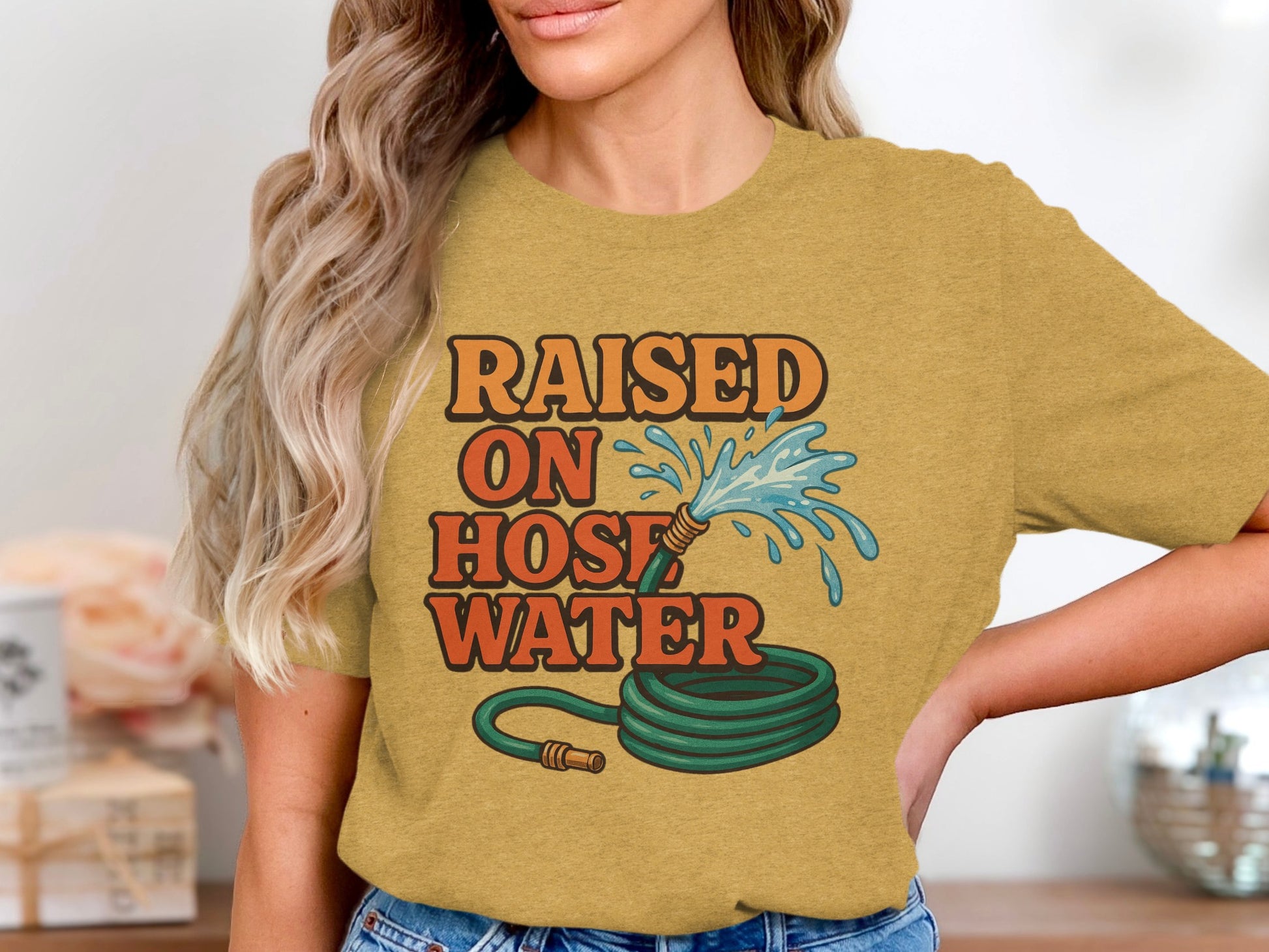 Raised On Hose Water Graphic Tee Shirt