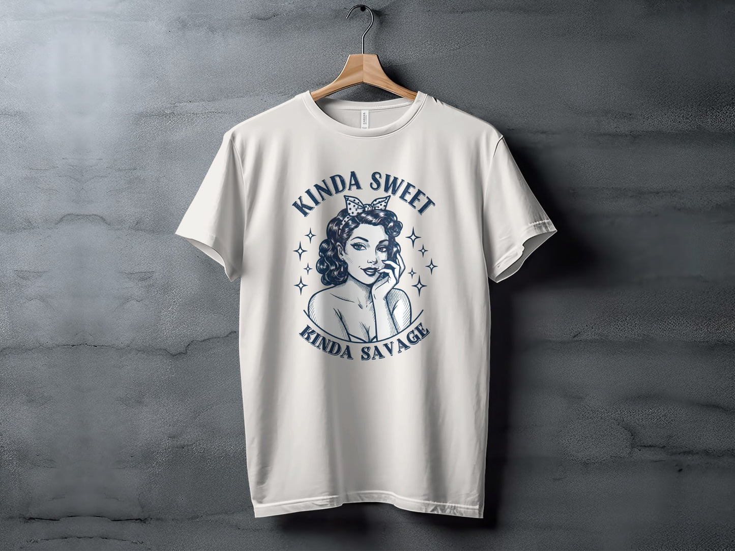 Kinda Sweet Kinda Savage Vintage Graphic T-shirt