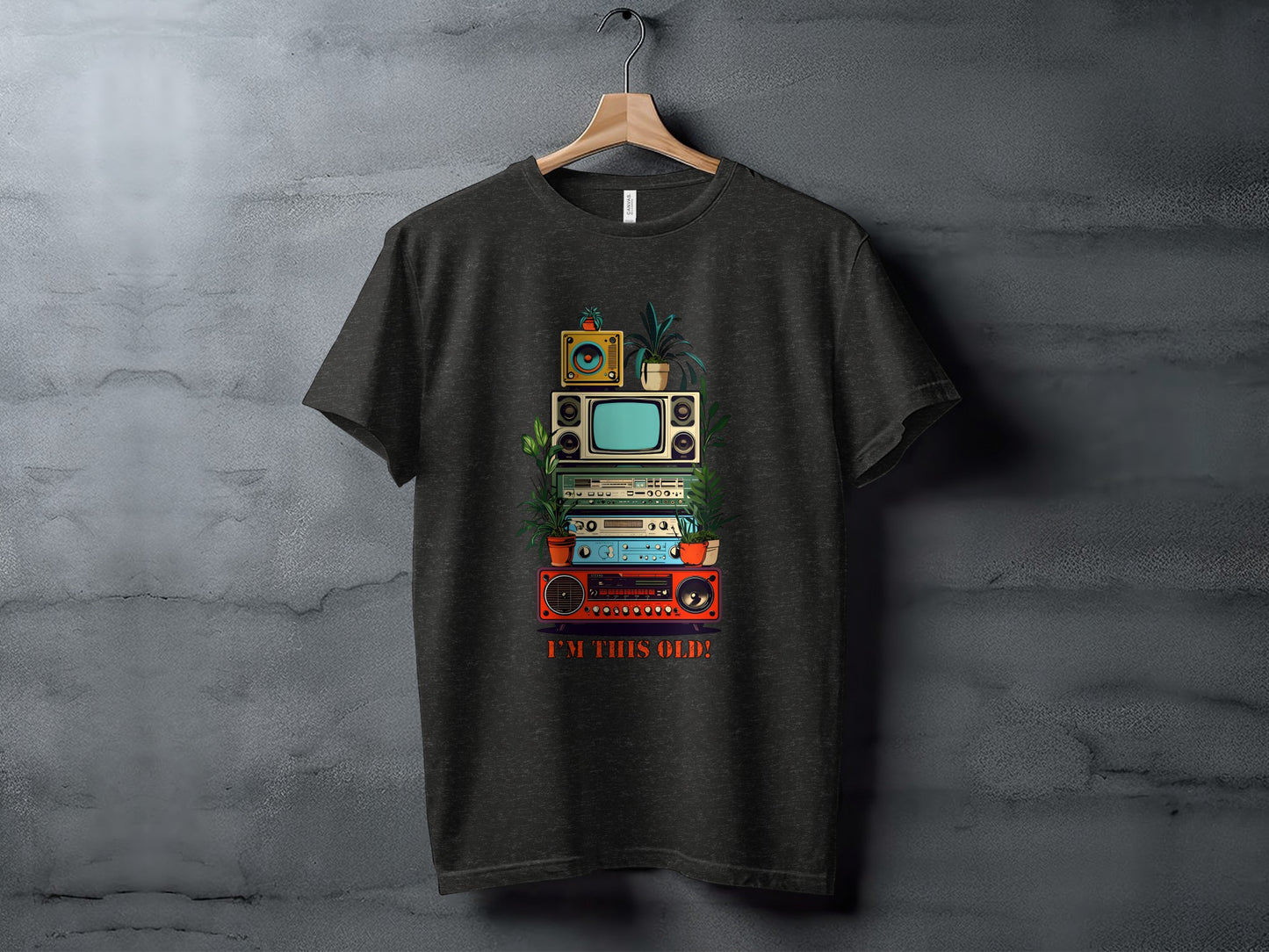 Retro Electronics I'm This Old Graphic T-Shirt