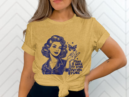 Vintage Style Graphic Tee with Funny Quote Shirt