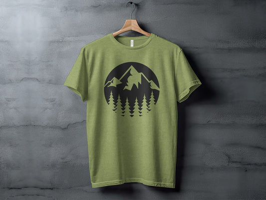 Nature Landscape Adventure Outdoor Graphic Design T-Shirt T-Shirt - Outdoor & Adventure Collection - Mile Marker 16 Gear by Cloud 16 Clothing Co.