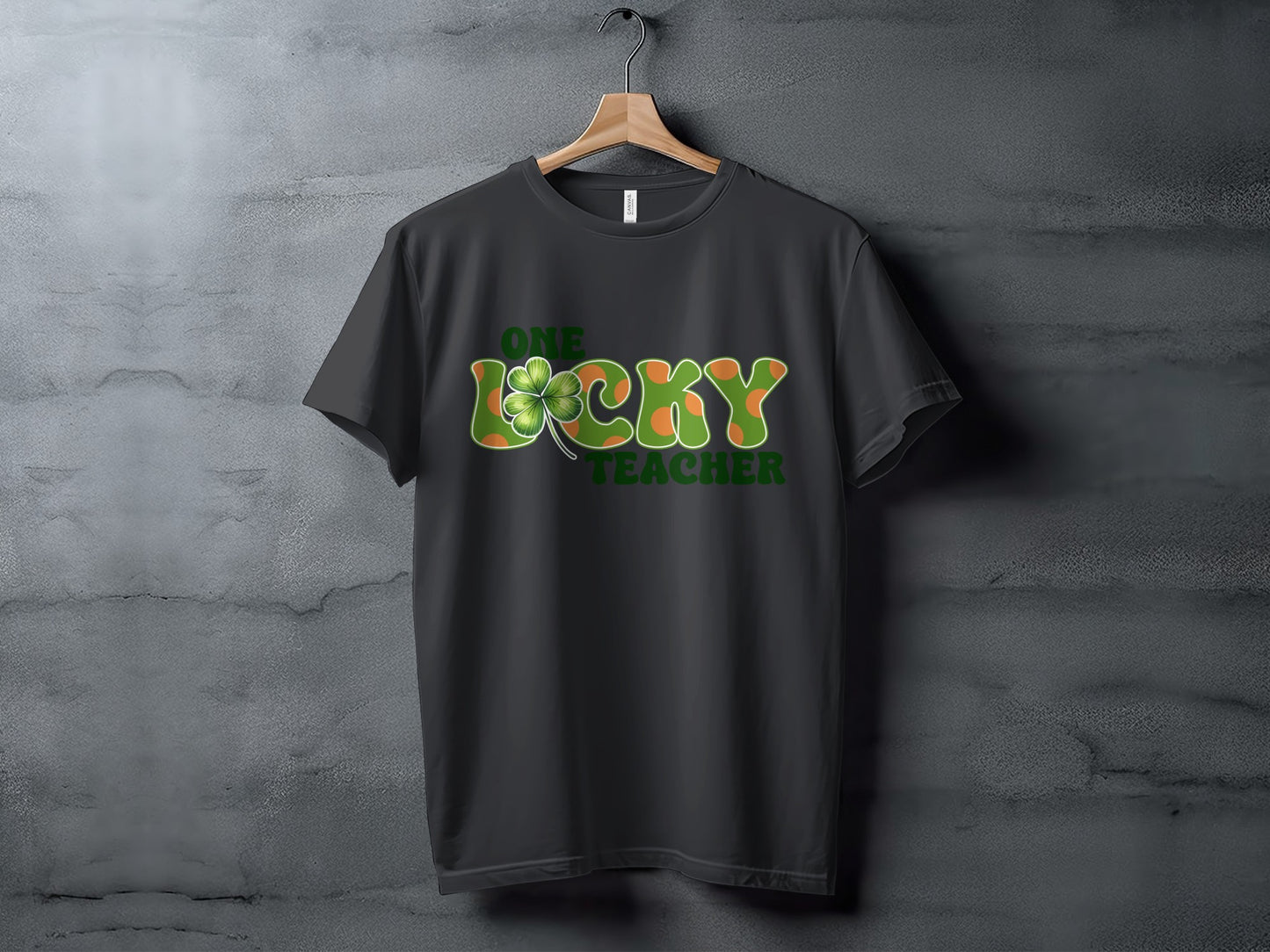 One Lucky Teacher Graphic Unisex T-shirt