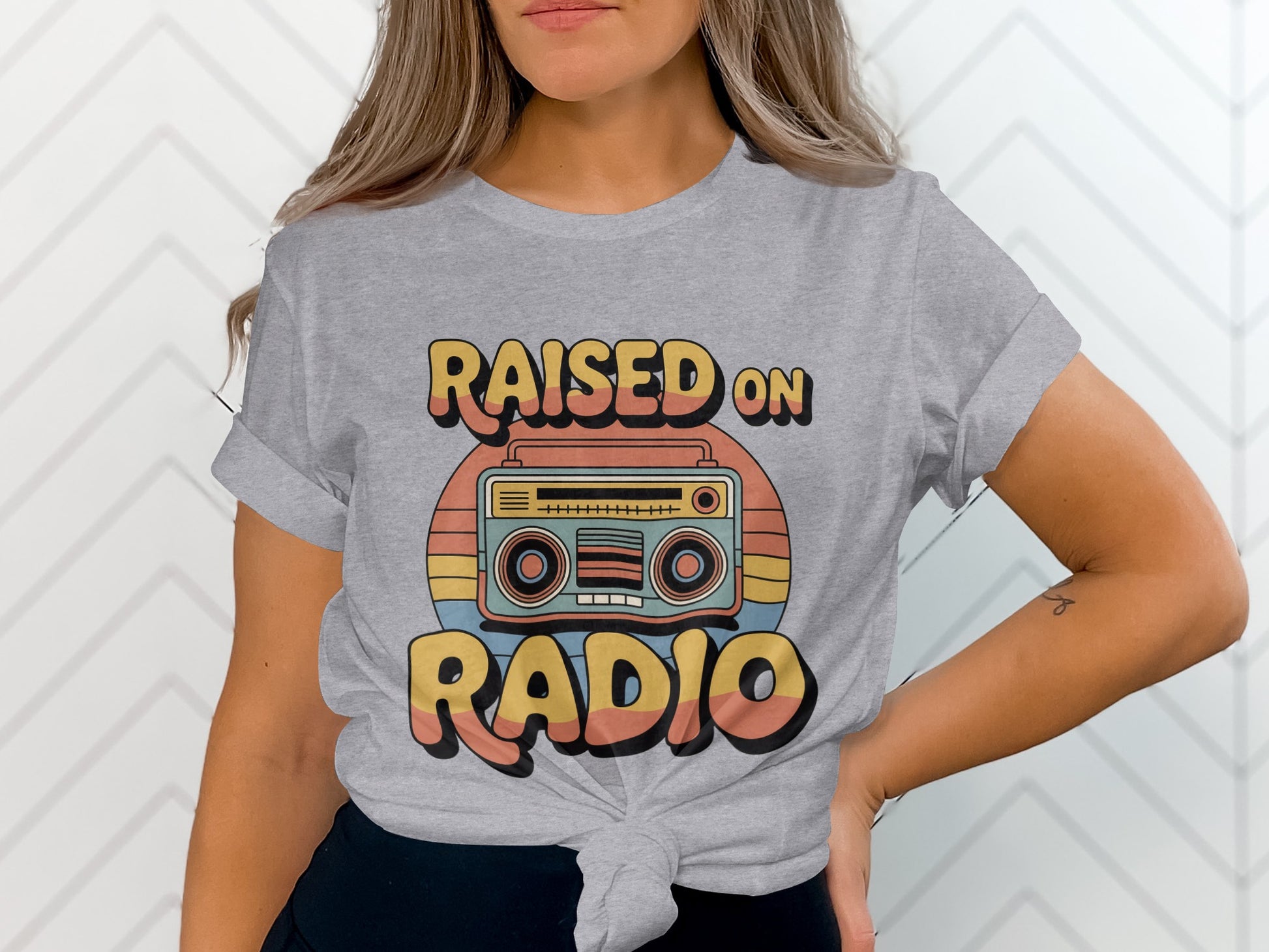 Raised on Radio Graphic T-Shirt Vintage Style Tee