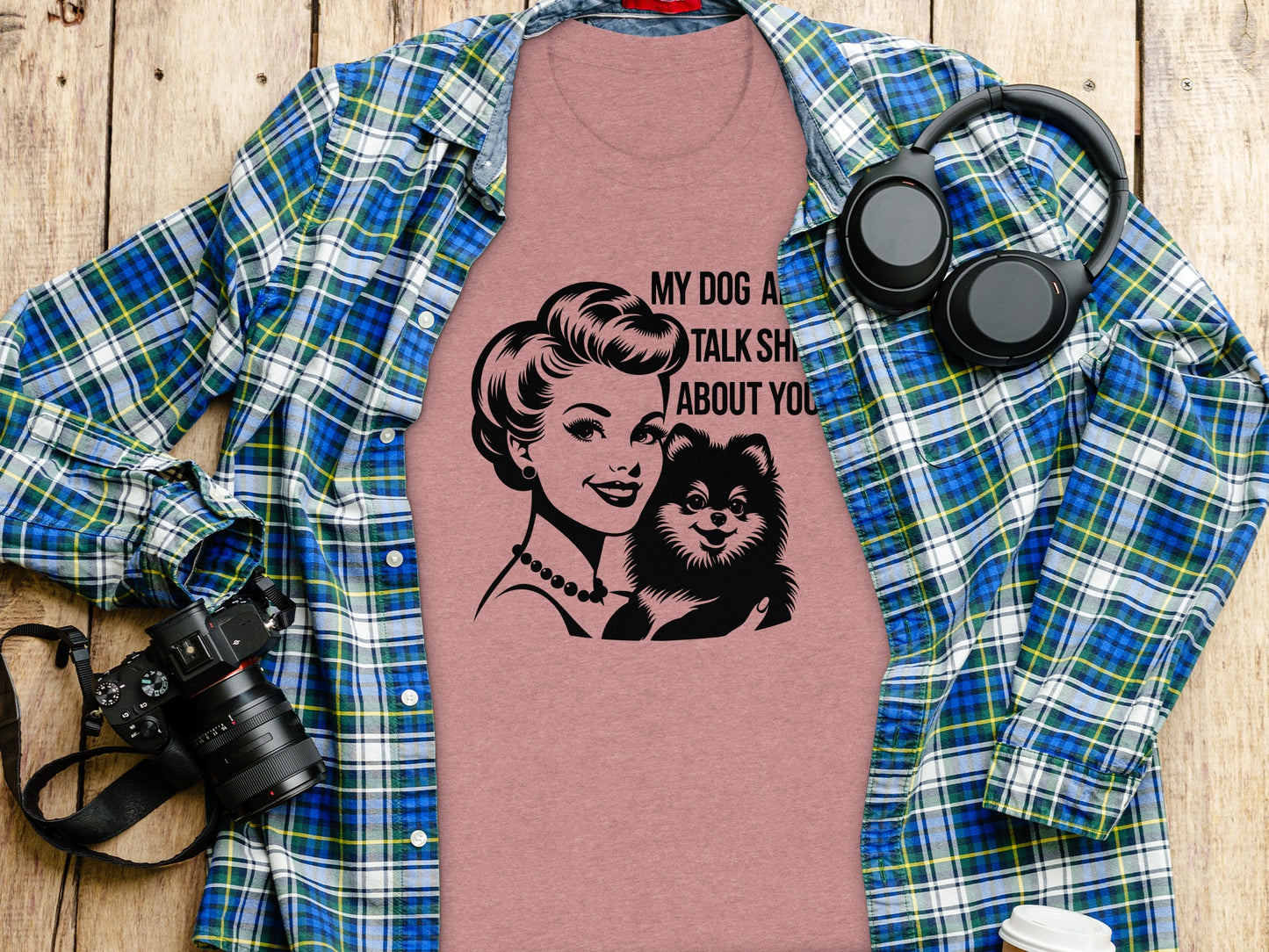 My Dog and I Talk Sh*t About You Retro Shirt