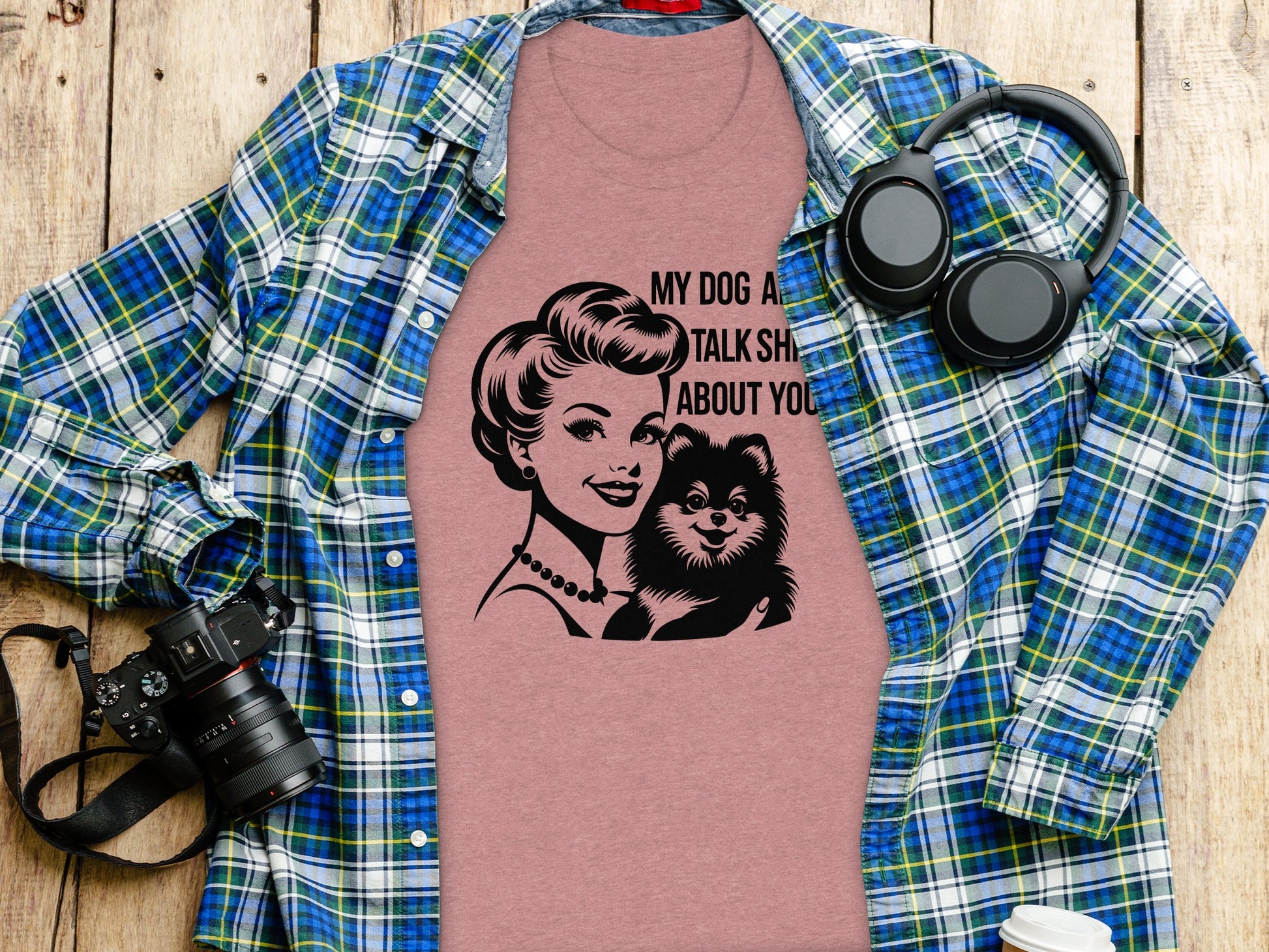 My Dog and I Talk Sh*t About You Retro Shirt