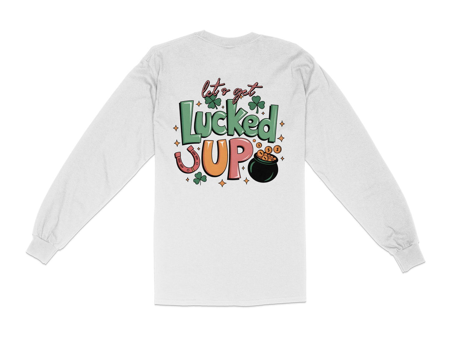 Scrappy Malone's Bar Art, Irish Bar Sign, Shamrock Clover Design, Irish Pub Decor T-Shirt - Scrappy Malone's Bar 100-Proof Humor - Cloud 16 Clothing Co.