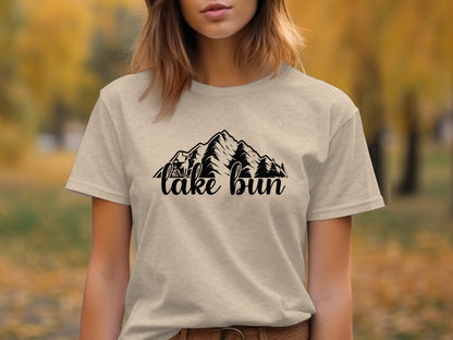 Lake Bun Mountains Nature Lover Graphic Design T-Shirt T-Shirt - Outdoor & Adventure Collection - Mile Marker 16 Gear by Cloud 16 Clothing Co.