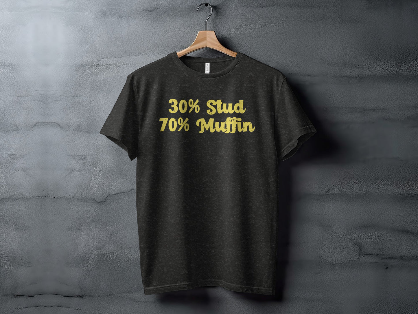 30% Stud 70% Muffin Graphic T-Shirt for Men