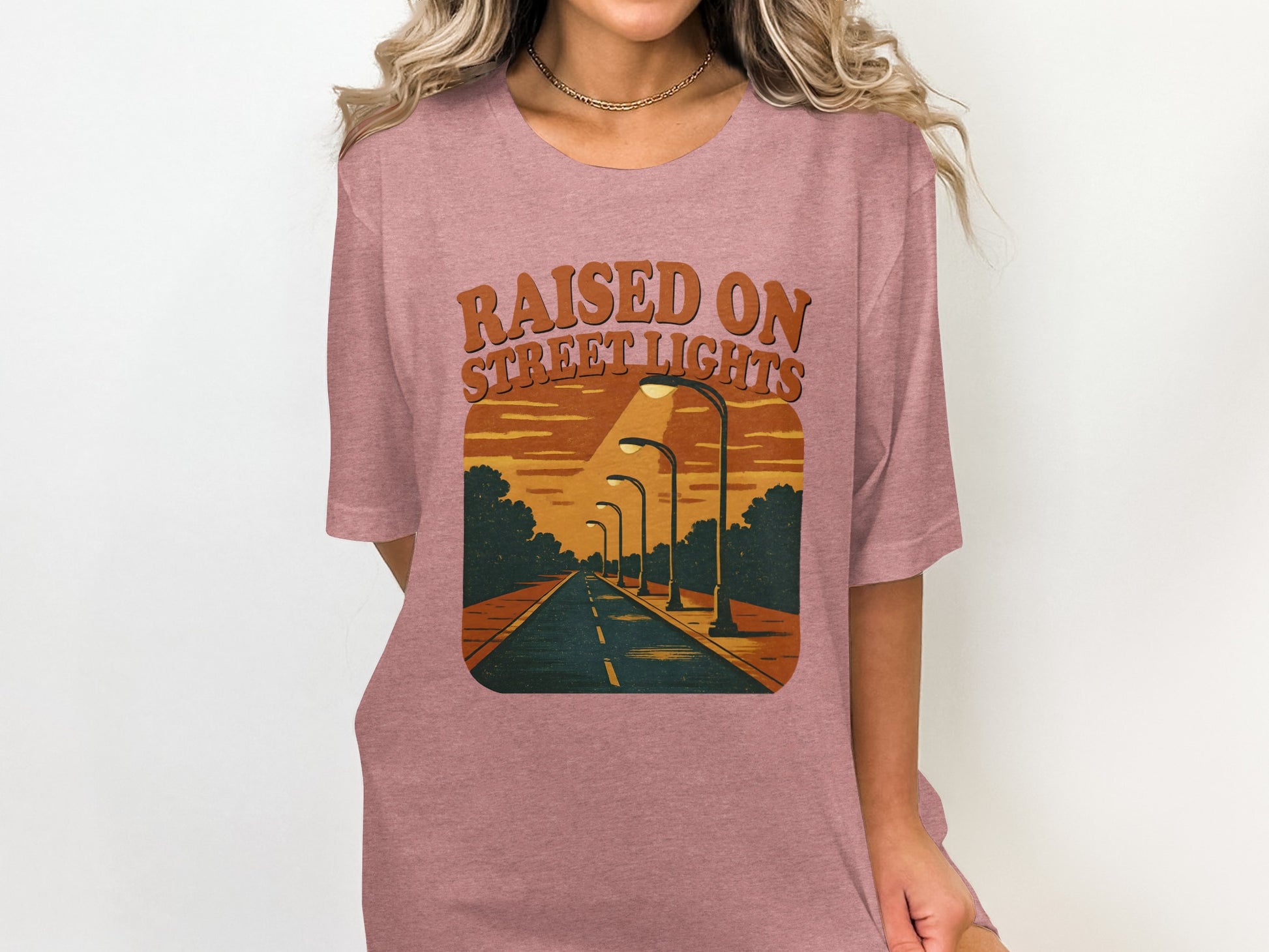 Raised On Street Lights Graphic T-Shirt Product