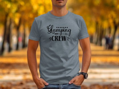 Glamping Crew Camping with Friends Family Outdoors T-Shirt T-Shirt - Outdoor & Adventure Collection - Mile Marker 16 Gear by Cloud 16 Clothing Co.