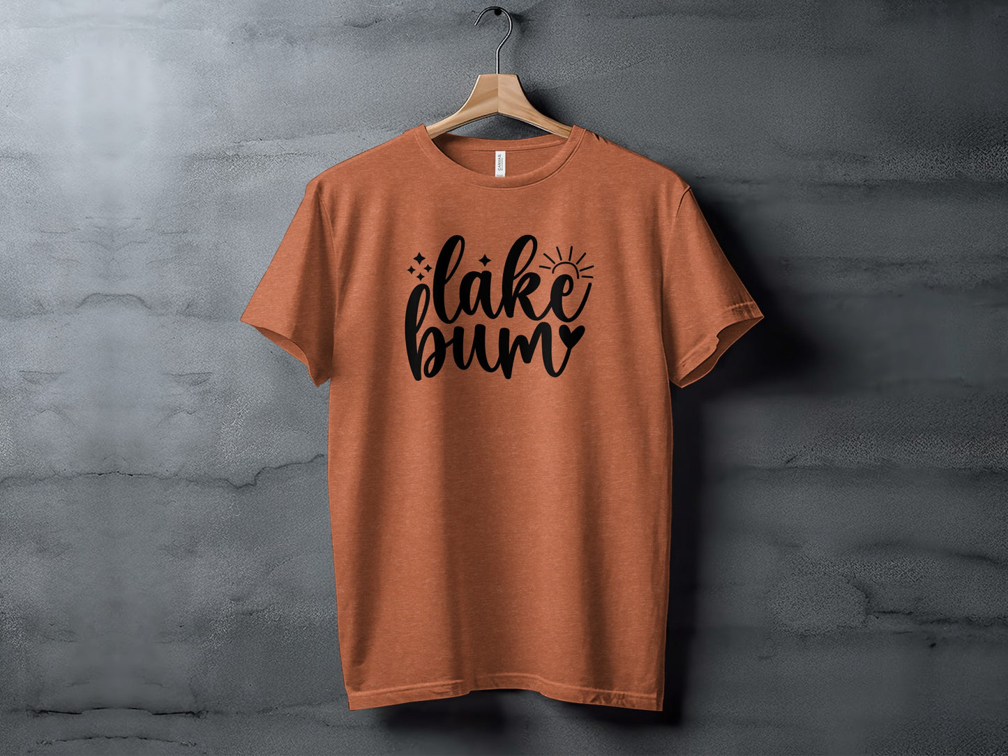 Lake Bum Sunshine Graphic Design Simple T-Shirt T-Shirt - Outdoor & Adventure Collection - Mile Marker 16 Gear by Cloud 16 Clothing Co.