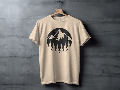 Nature Landscape Adventure Outdoor Graphic Design T-Shirt T-Shirt - Outdoor & Adventure Collection - Mile Marker 16 Gear by Cloud 16 Clothing Co.