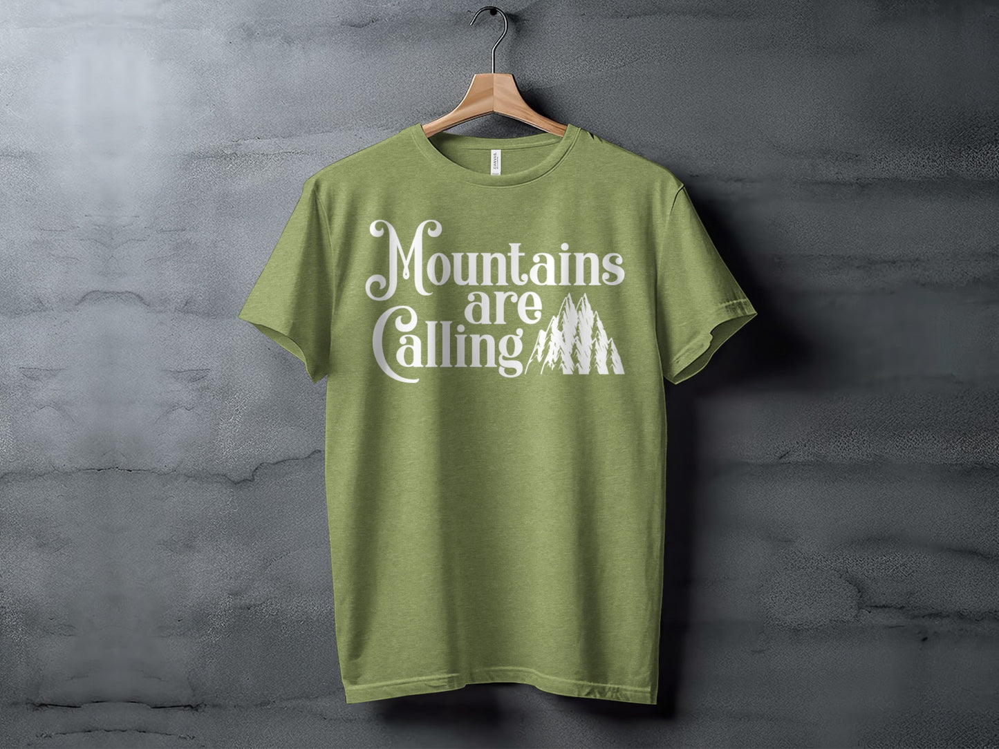 Mountains Are Calling And I Must Go Graphic Design T-Shirt T-Shirt - Outdoor & Adventure Collection - Mile Marker 16 Gear by Cloud 16 Clothing Co.