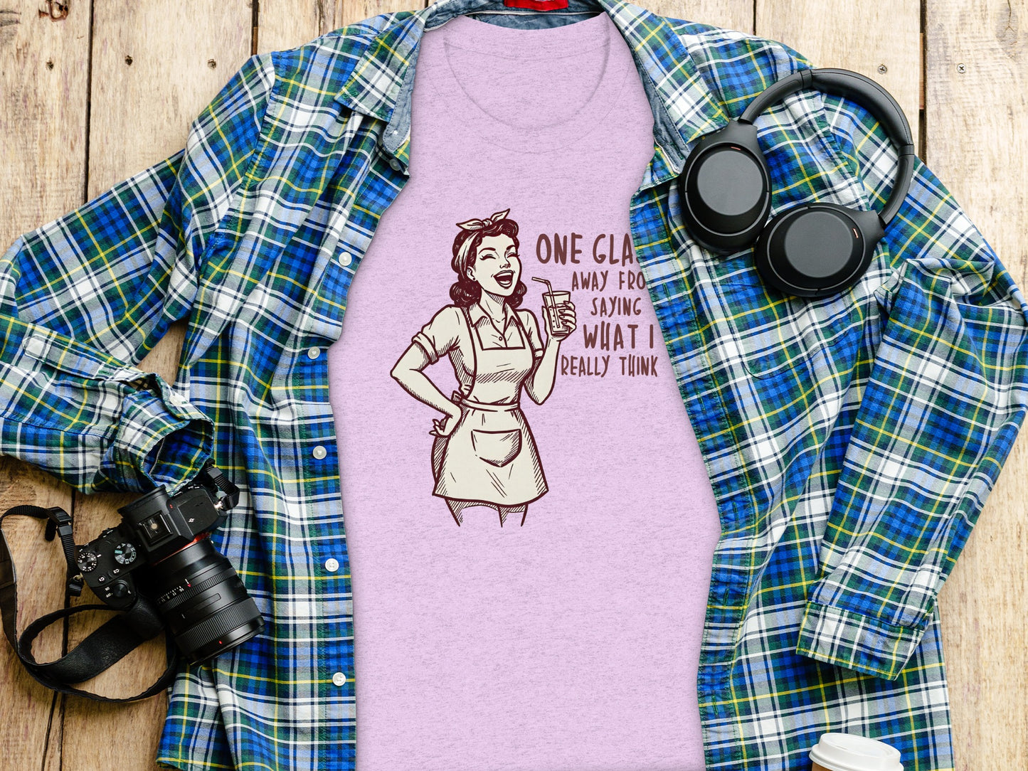 One Glass Away From Saying What I Really Think Shirt