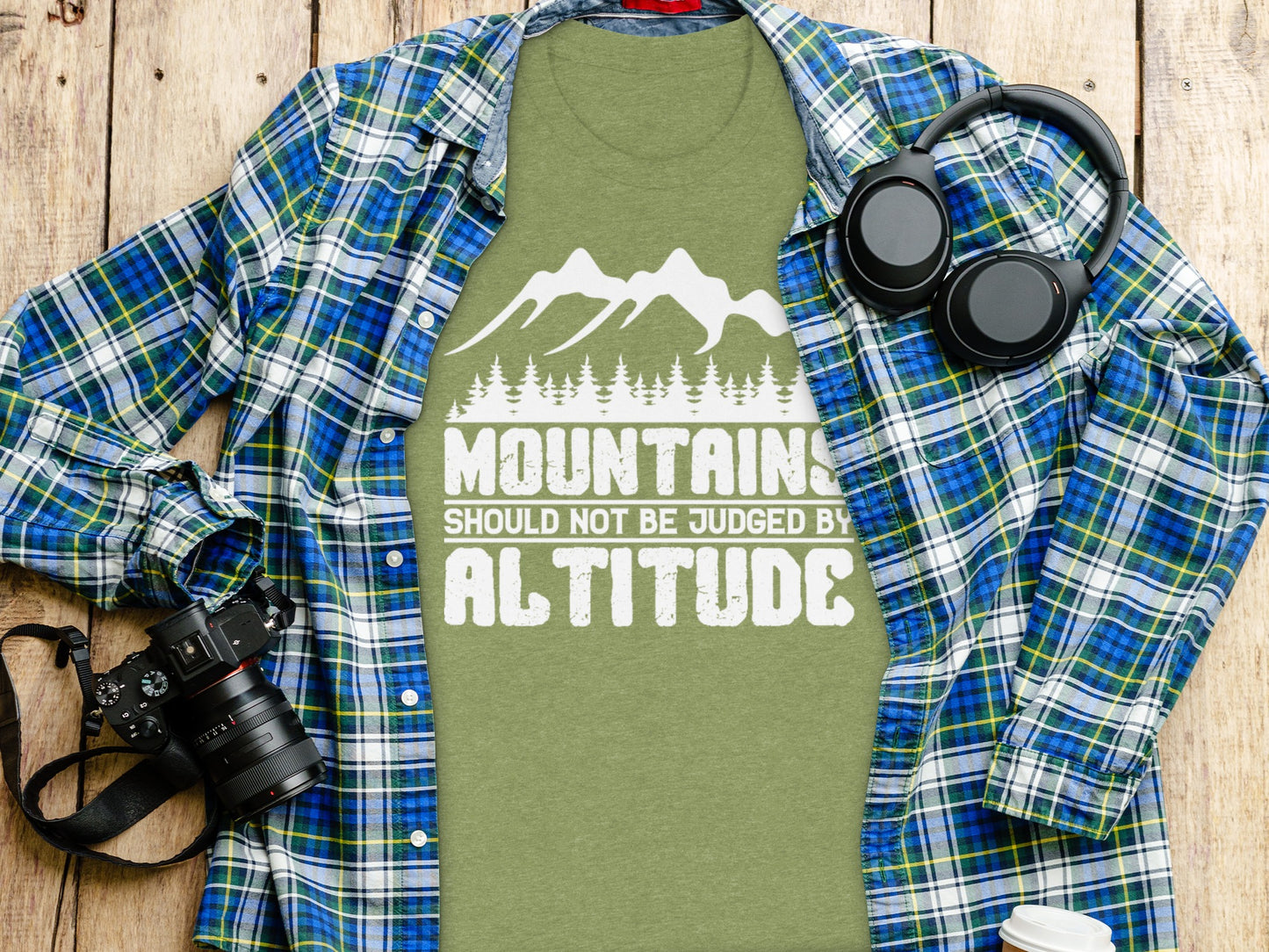 Mountains Should Not Be Judged By Altitude Quote T-Shirt T-Shirt - Outdoor & Adventure Collection - Mile Marker 16 Gear by Cloud 16 Clothing Co.