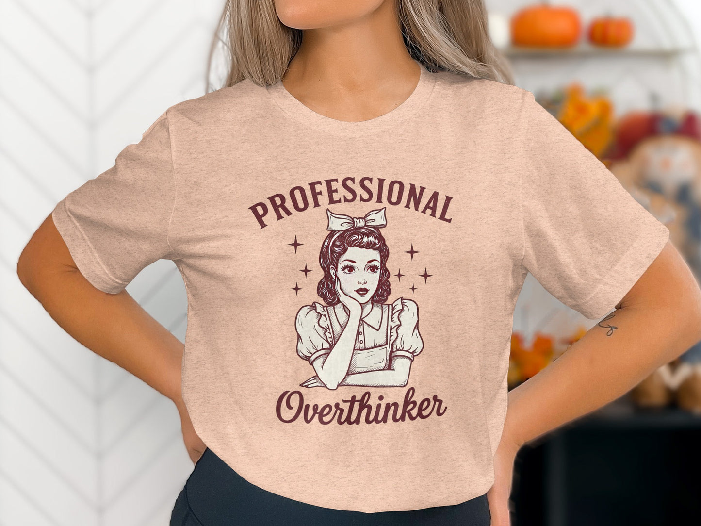 Professional Overthinker Graphic T-Shirt Apparel