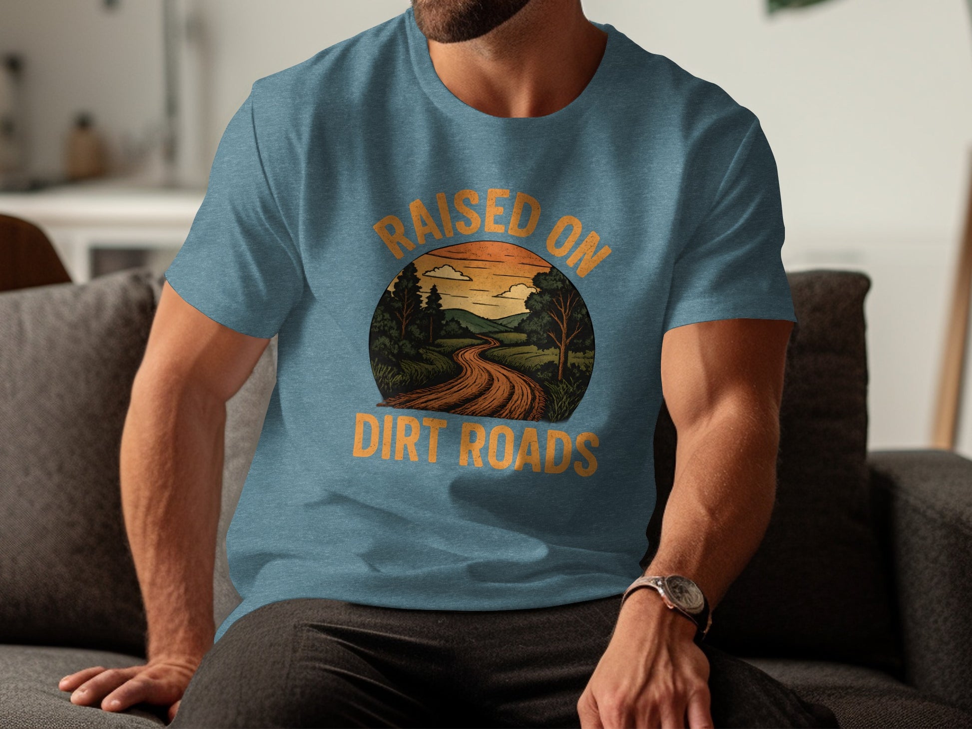 Raised On Dirt Roads Graphic T-Shirt