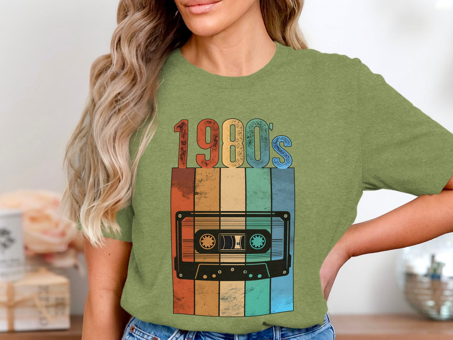 Retro 1980s Cassette Tape Graphic T-Shirt Product