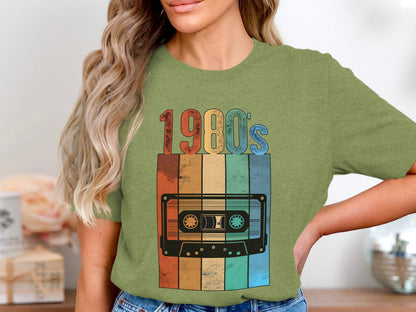 Retro 1980s Cassette Tape Graphic T-Shirt Product