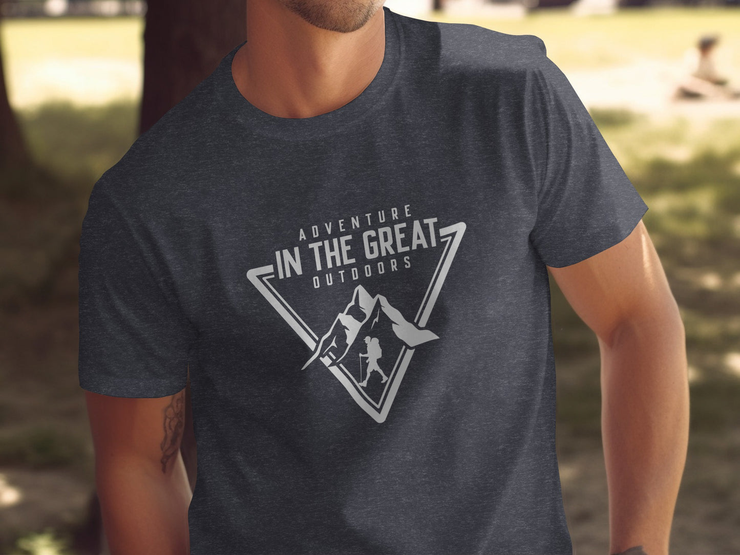 Adventure In The Great Outdoors Mountains T-Shirt T-Shirt - Outdoor & Adventure Collection - Mile Marker 16 Gear by Cloud 16 Clothing Co.