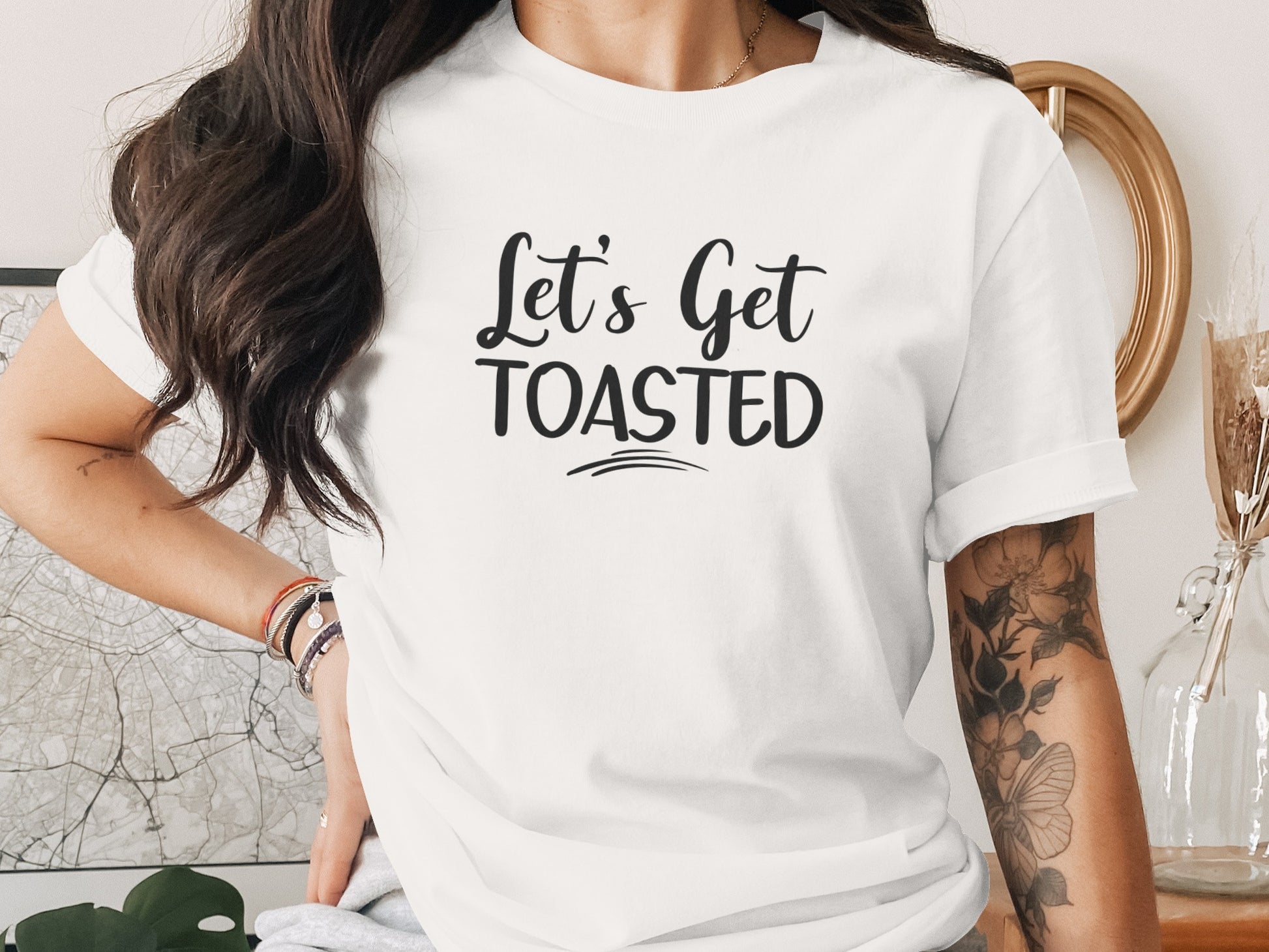 Let's Get Toasted Funny Drinking Party Celebration T-Shirt T-Shirt - Outdoor & Adventure Collection - Mile Marker 16 Gear by Cloud 16 Clothing Co.