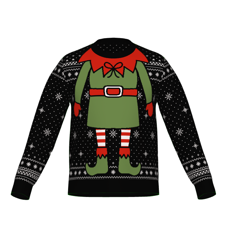 Elf Sweater - Ultra-Soft Jacquard Knit Crew Neck