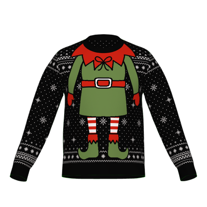 Elf Sweater - Ultra-Soft Jacquard Knit Crew Neck