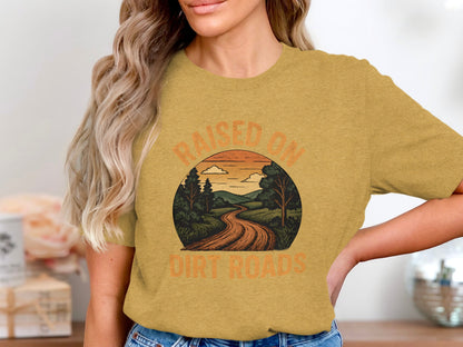 Raised on Dirt Roads Graphic Unisex T-shirt