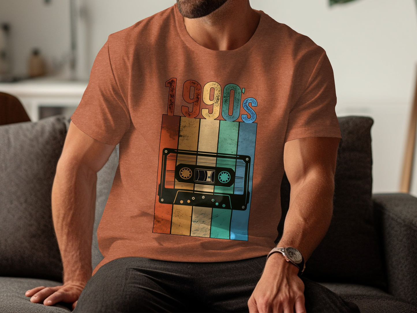 Vintage 1990s Cassette Tape Graphic T-Shirt