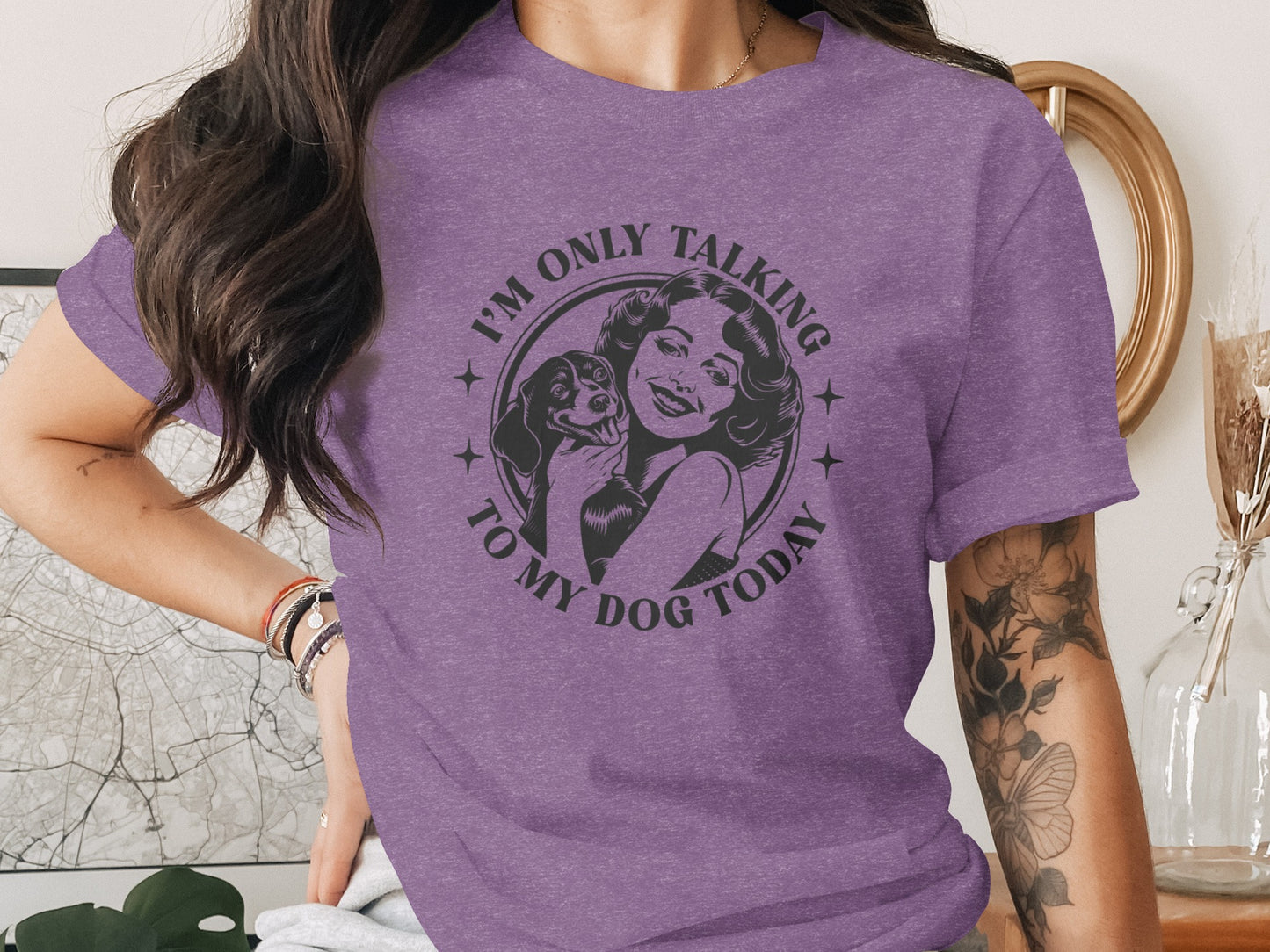 I'm Only Talking To My Dog Today Graphic Tee