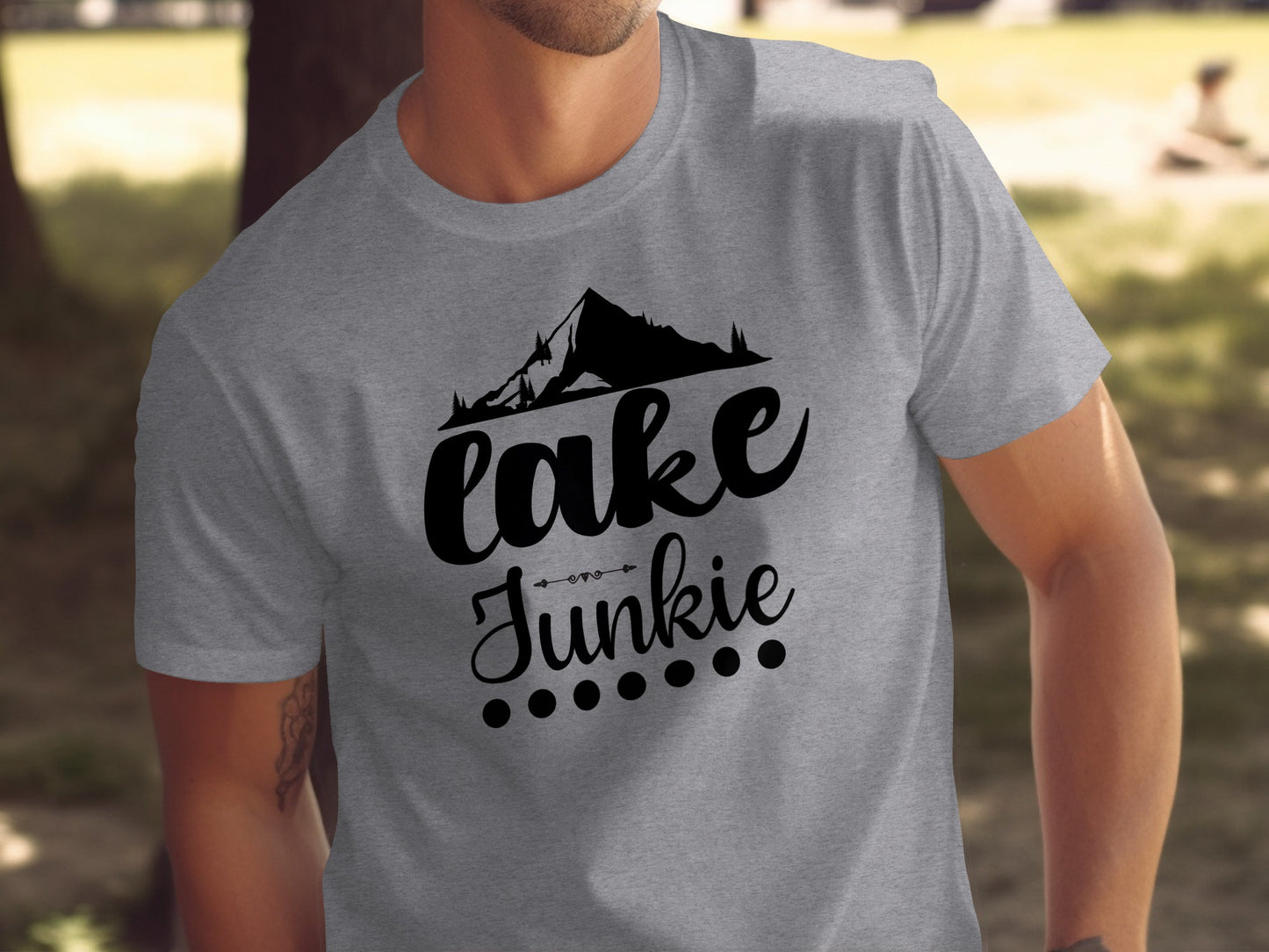 Lake Junkie Nature Lover Mountain Graphic Adventure T-Shirt T-Shirt - Outdoor & Adventure Collection - Mile Marker 16 Gear by Cloud 16 Clothing Co.