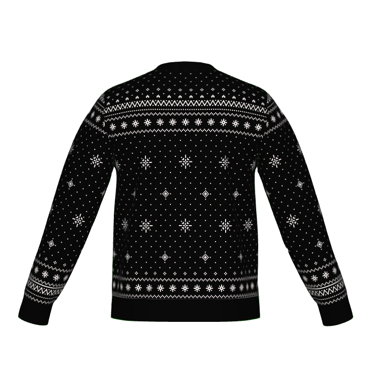 Santa Knitted Sweater - Lightweight Crew Neck Knit