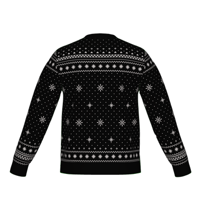 Santa Knitted Sweater - Lightweight Crew Neck Knit