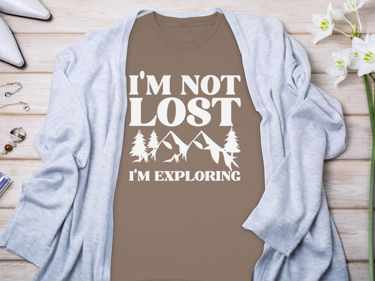 I'm Not Lost I'm Exploring Adventure T-Shirt