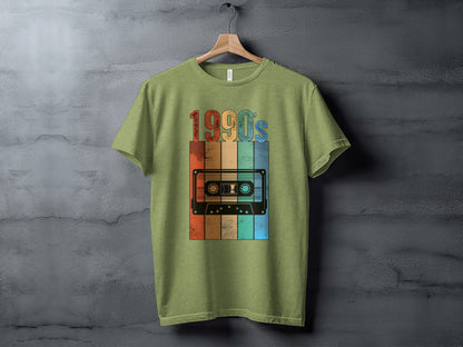 Vintage 1990s Cassette Tape Graphic Tee Retro product