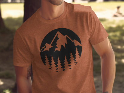 Nature Landscape Adventure Outdoor Graphic Design T-Shirt T-Shirt - Outdoor & Adventure Collection - Mile Marker 16 Gear by Cloud 16 Clothing Co.