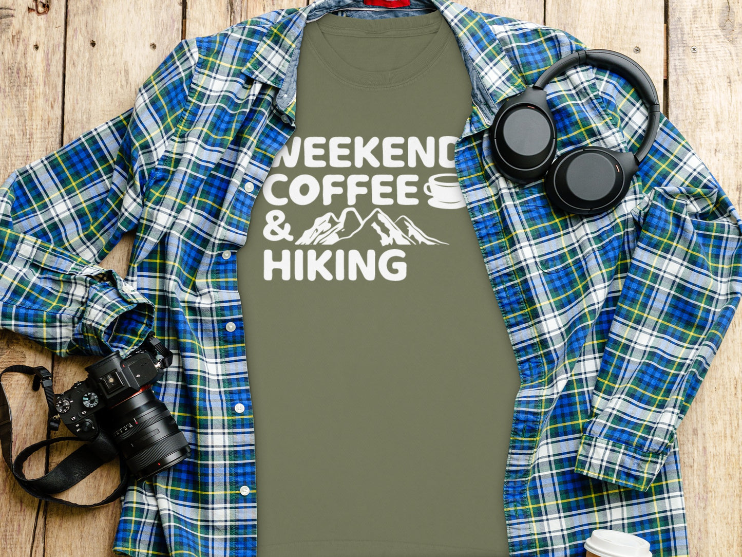 Weekend Coffee Hiking Graphic T-Shirt