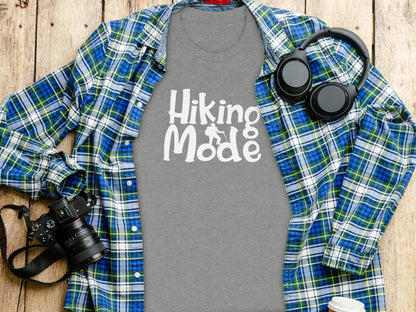 Hiking Mode Funny Outdoor Adventure Hiker Nature T-Shirt T-Shirt - Outdoor & Adventure Collection - Mile Marker 16 Gear by Cloud 16 Clothing Co.
