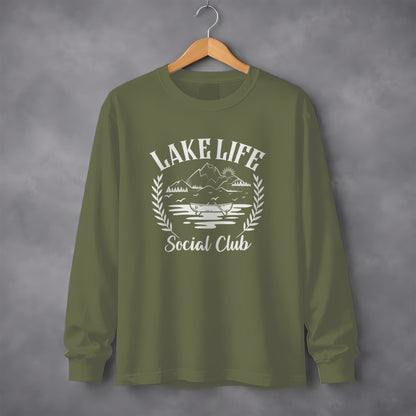 Lake Life Social Club Graphic Long Sleeve Shirt